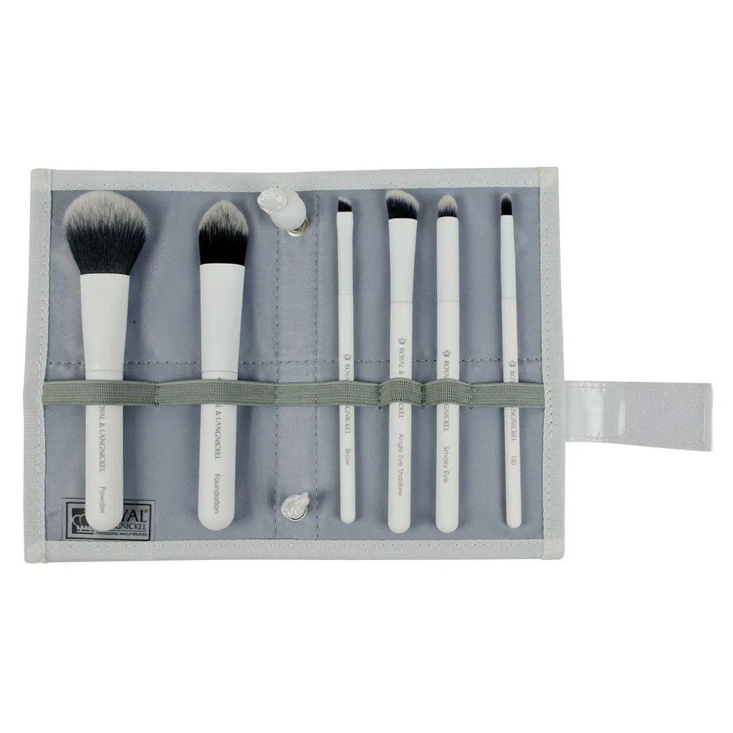 MŌDA® Total Face 7pc White Brush Kit