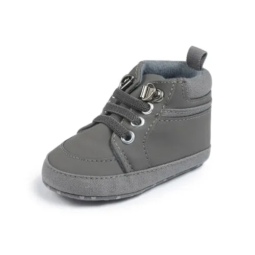 Meckior Baby Boy Sneakers Newborn PU Leather Infant Casual Girl Shoes