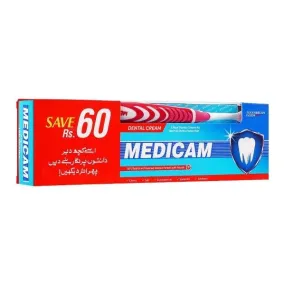 MEDICAM DENTAL CREAM TOOTHBRUSH INSIDE 180G