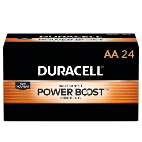 MN1500BKD Duracell, MN1500 Alkaline Battery, AA, Coppertop, 24PK