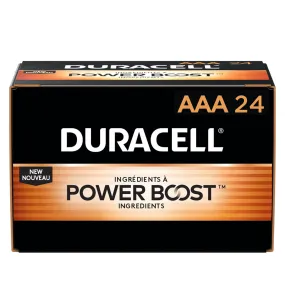 MN2400BKD Duracell, MN2400 Alkaline Battery, AAA, Coppertop, 24PK