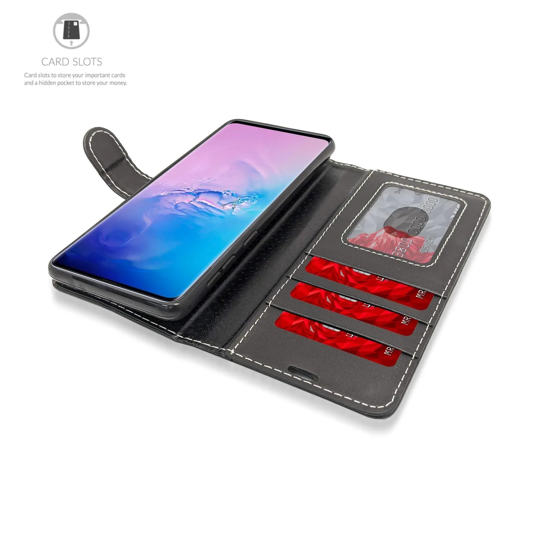 Motorola Moto G84 5G Case Cover Flip Folio Leather Wallet Credit Card Slot