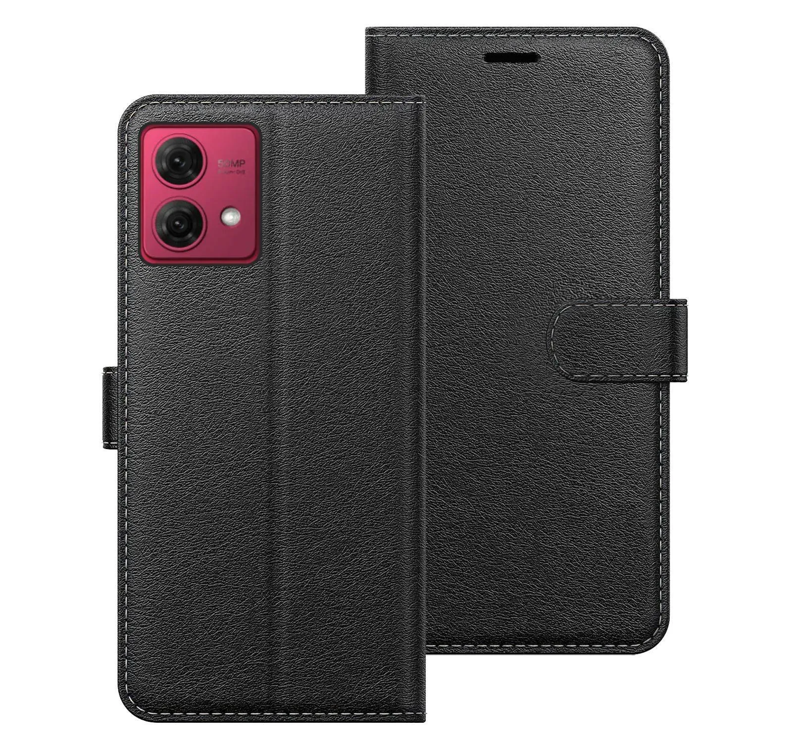 Motorola Moto G84 5G Case Cover Flip Folio Leather Wallet Credit Card Slot