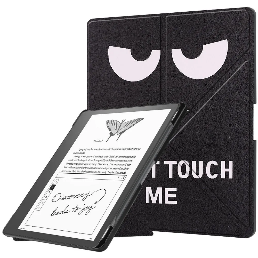 Multi-Folding Stand Soft Silicon Case With Pencil Holder For Kindle Scribe 10.2 inch