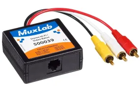 MuxLab 500039 Stereo Hi-Fi Video Balun