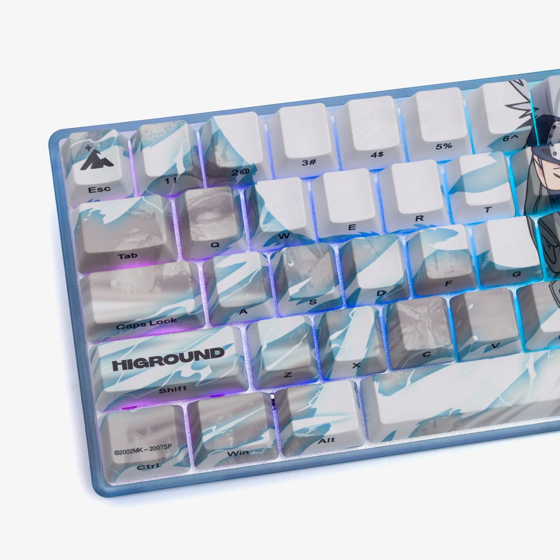 Naruto x HG Base 65 Keyboard - Kakashi