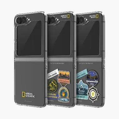 Nat Geo Galaxy Z Flip 6 Back Cover Case | Crystal Slim Fit Case V2 - Adventure