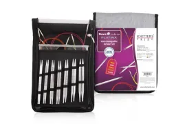 Nova Cubics Platina Interchangeable Deluxe Knitting Needle Set