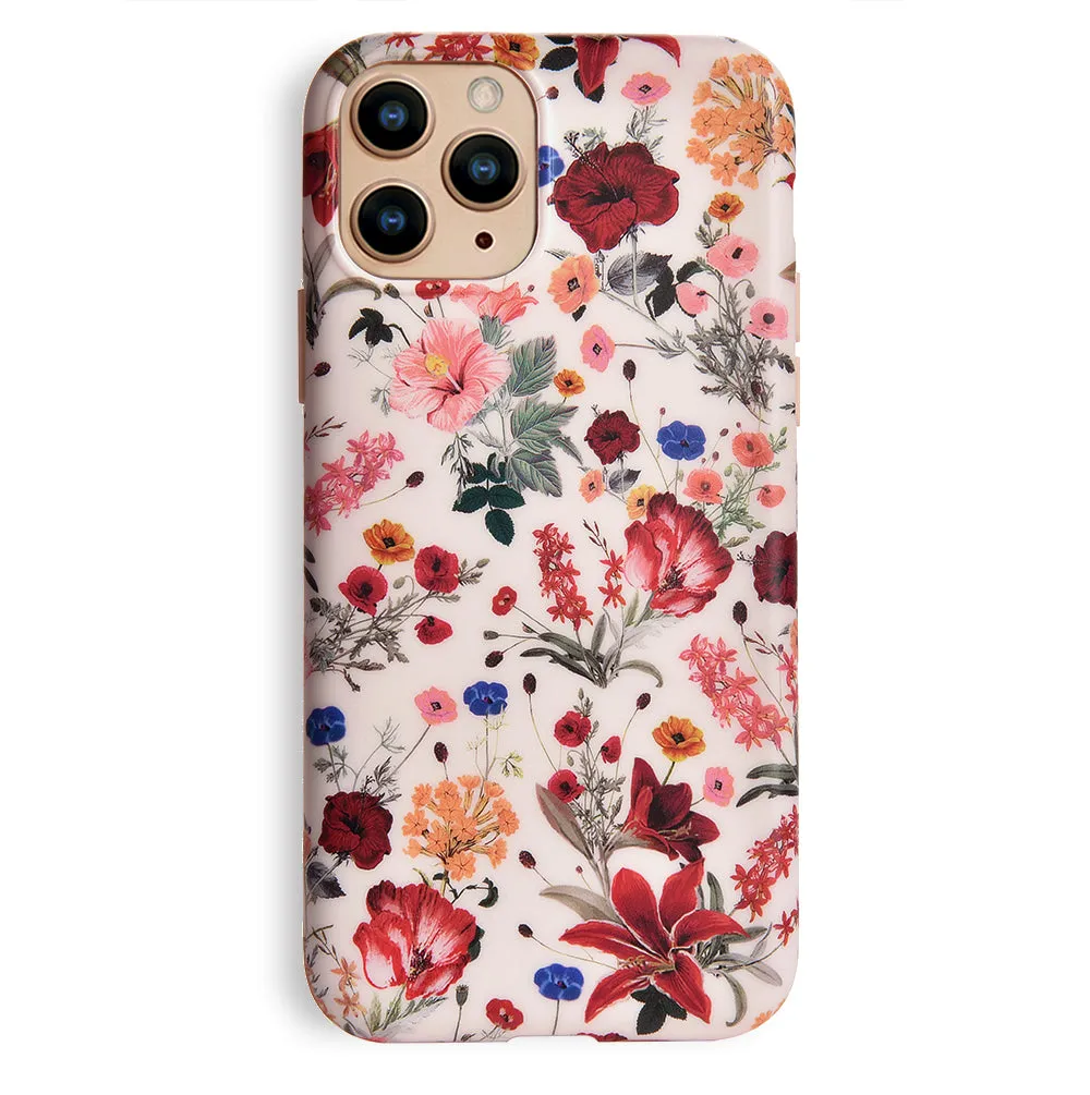 Nude Vintage Floral iPhone Case