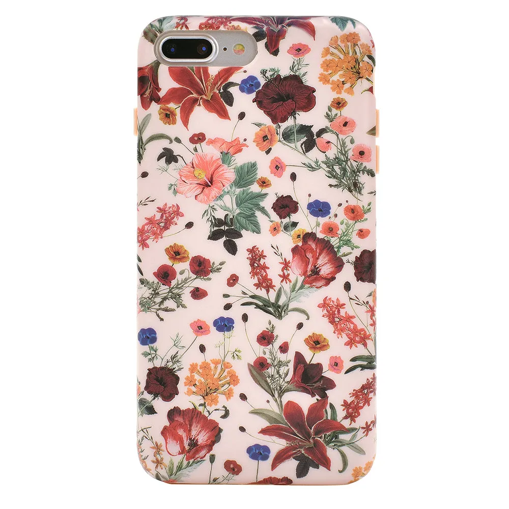 Nude Vintage Floral iPhone Case