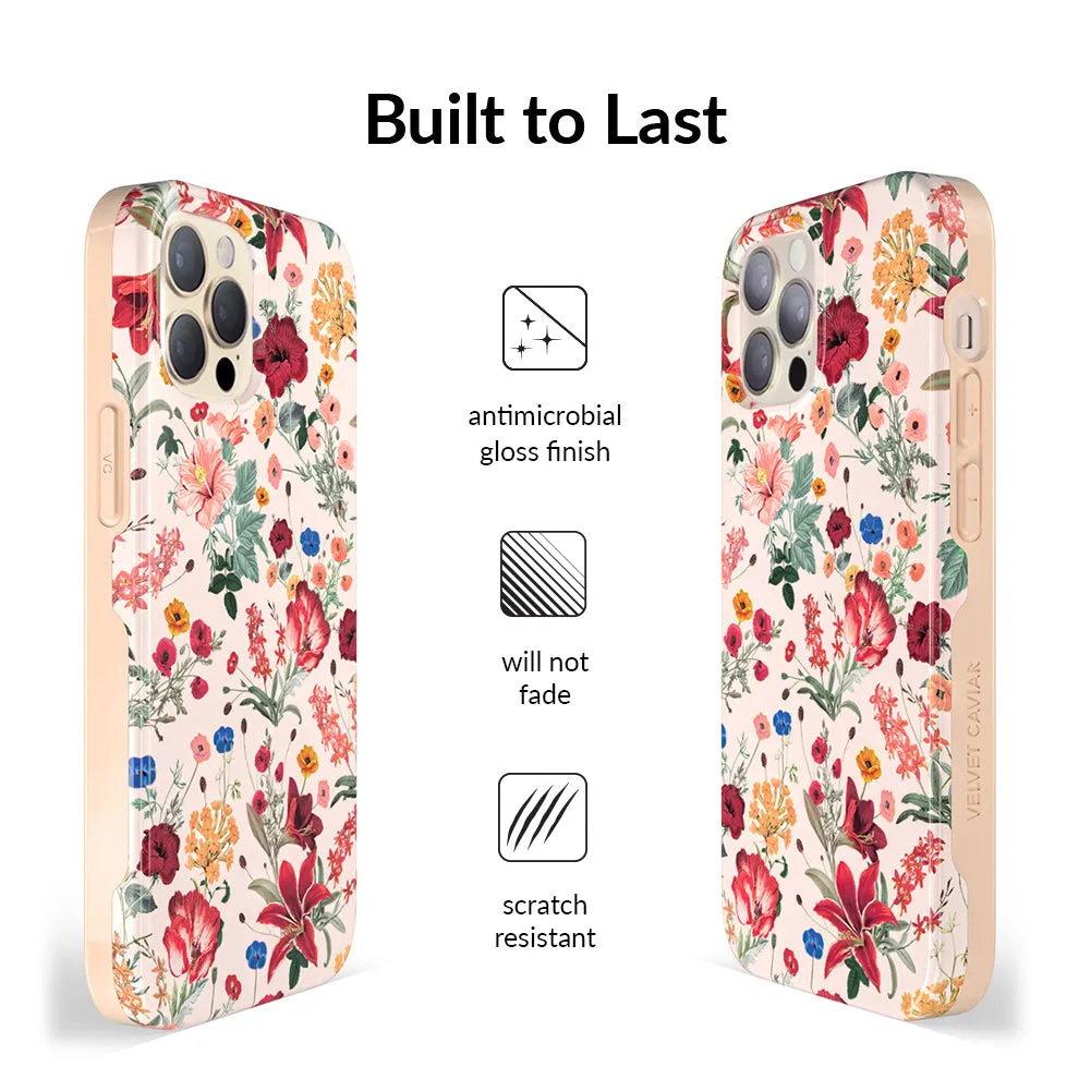 Nude Vintage Floral iPhone Case