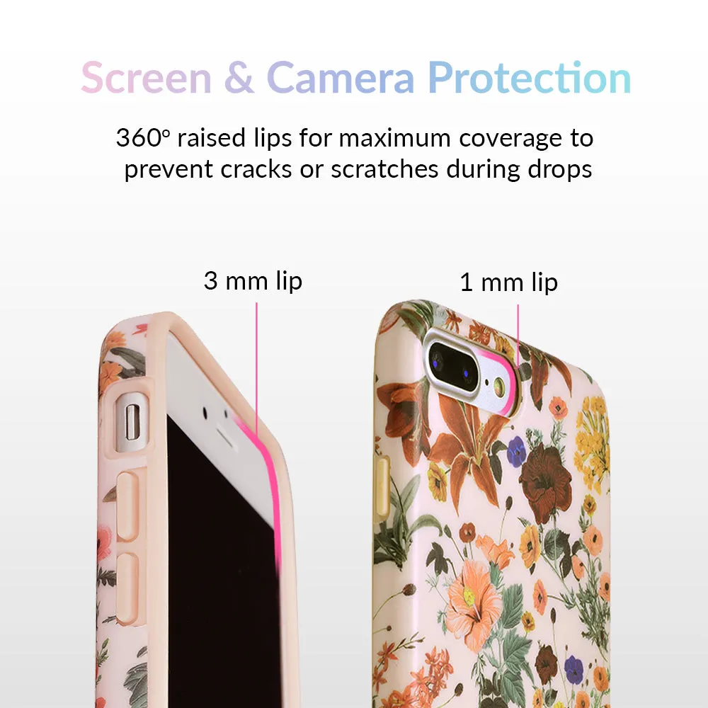 Nude Vintage Floral iPhone Case