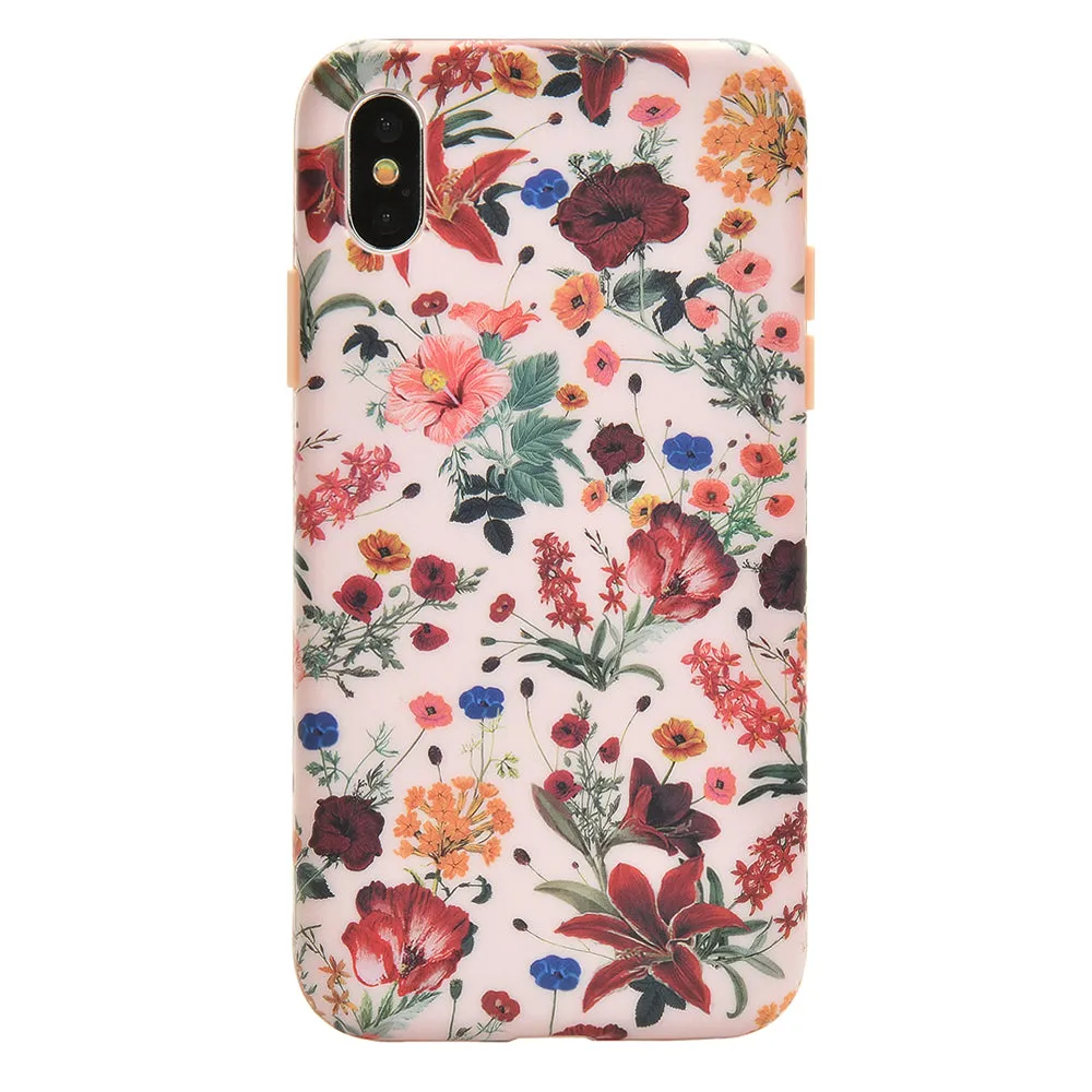 Nude Vintage Floral iPhone Case