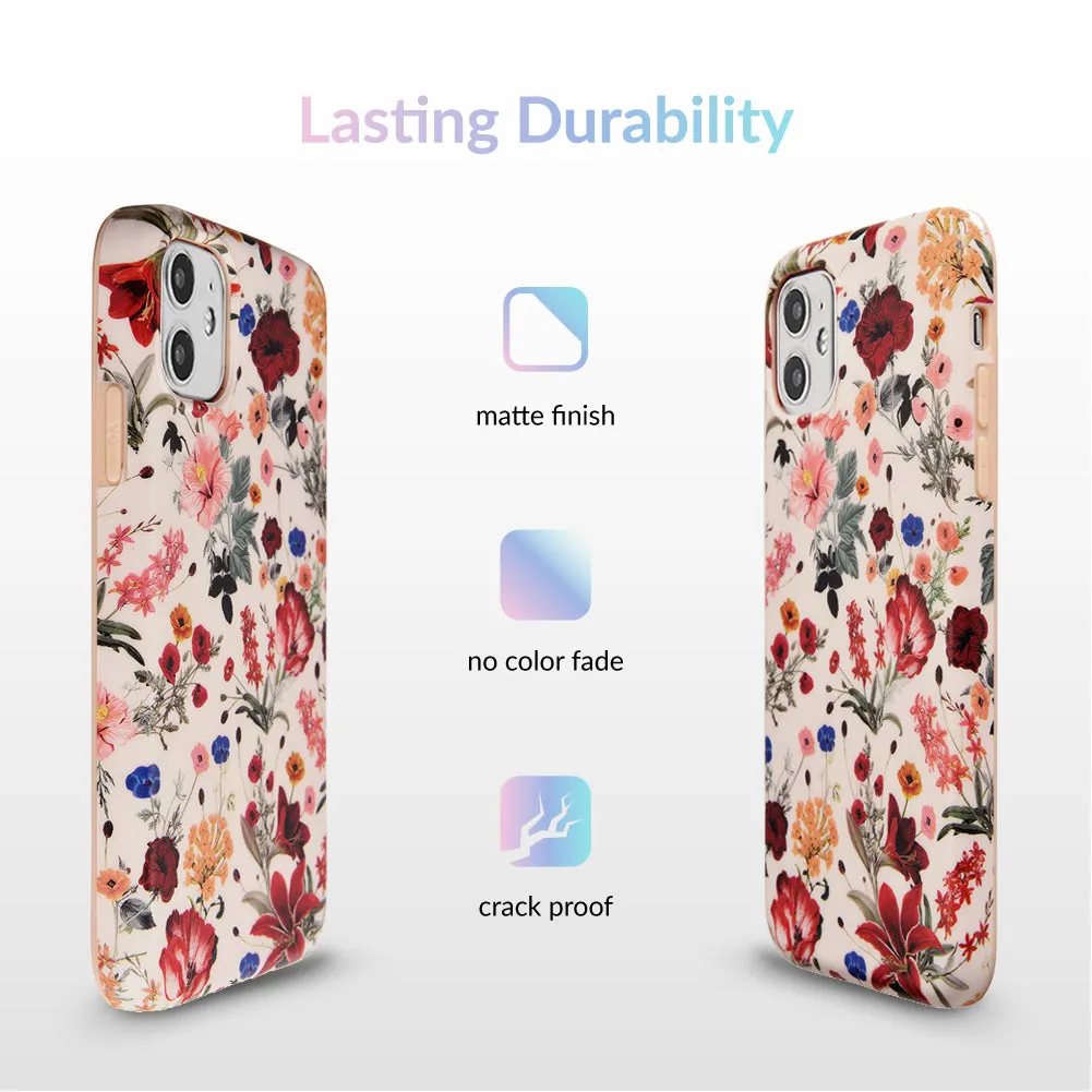 Nude Vintage Floral iPhone Case