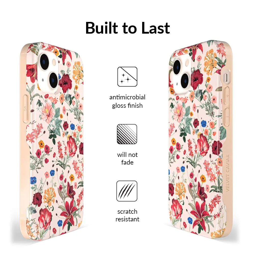 Nude Vintage Floral iPhone Case