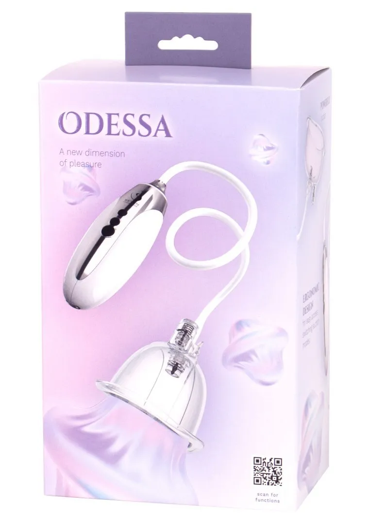 Odessa De Lux Pussy Pump | Ergonomic | Rechargeable  | White