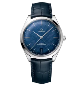 OMEGA De Ville Trésor, 40mm with Blue Leather Strap