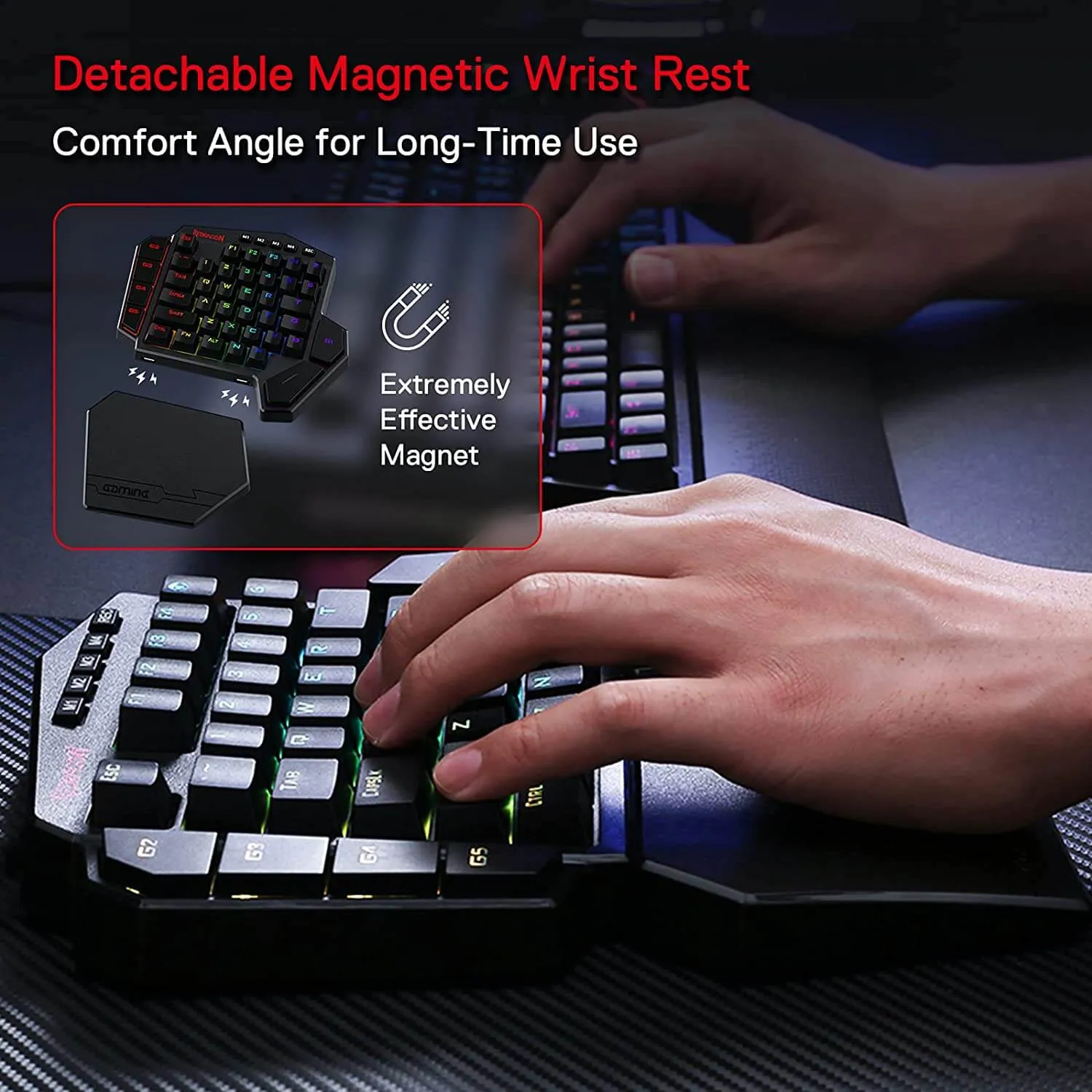 (Open-box) DITI K585 Pro Wireless One-Handed Gaming Keyboard