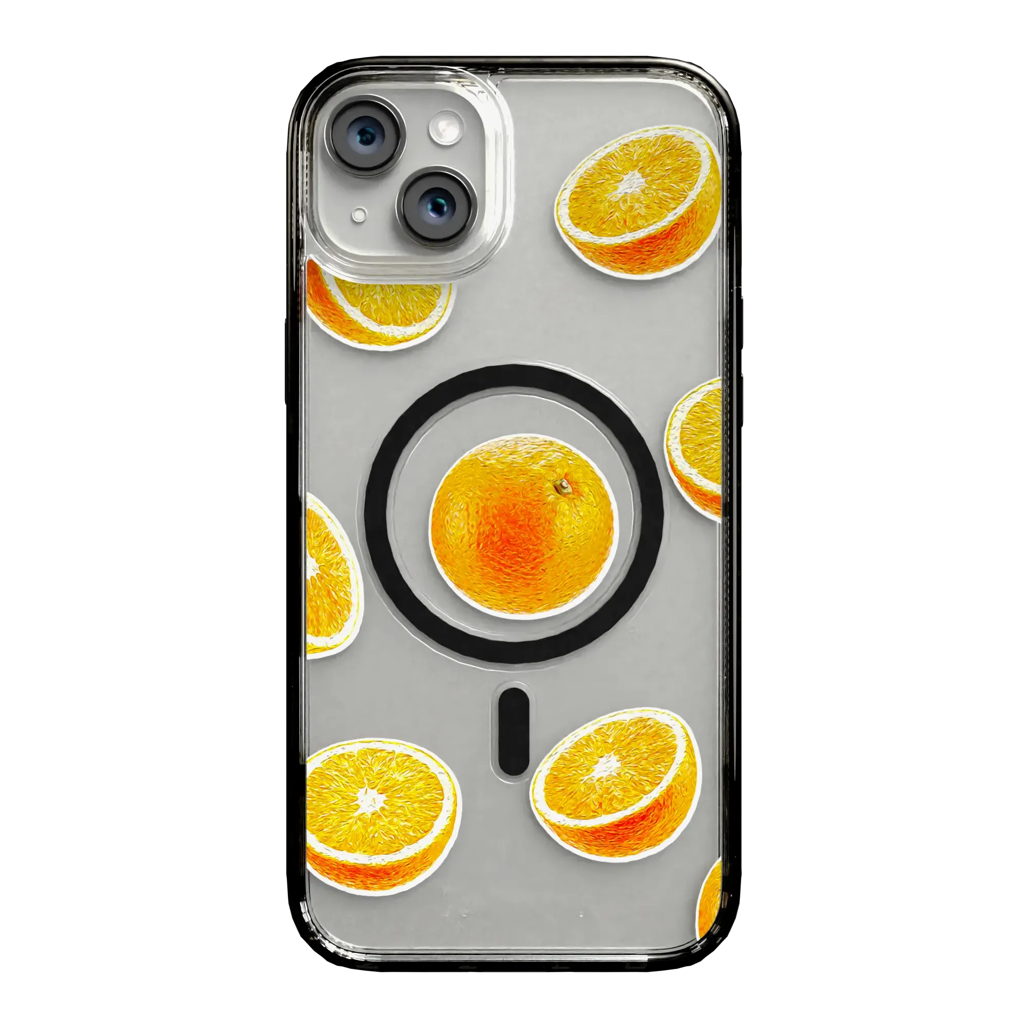 Orange Zest | Protective MagSafe Case | Fruits Collection for Apple iPhone 15 Series