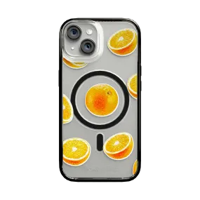 Orange Zest | Protective MagSafe Case | Fruits Collection for Apple iPhone 15 Series