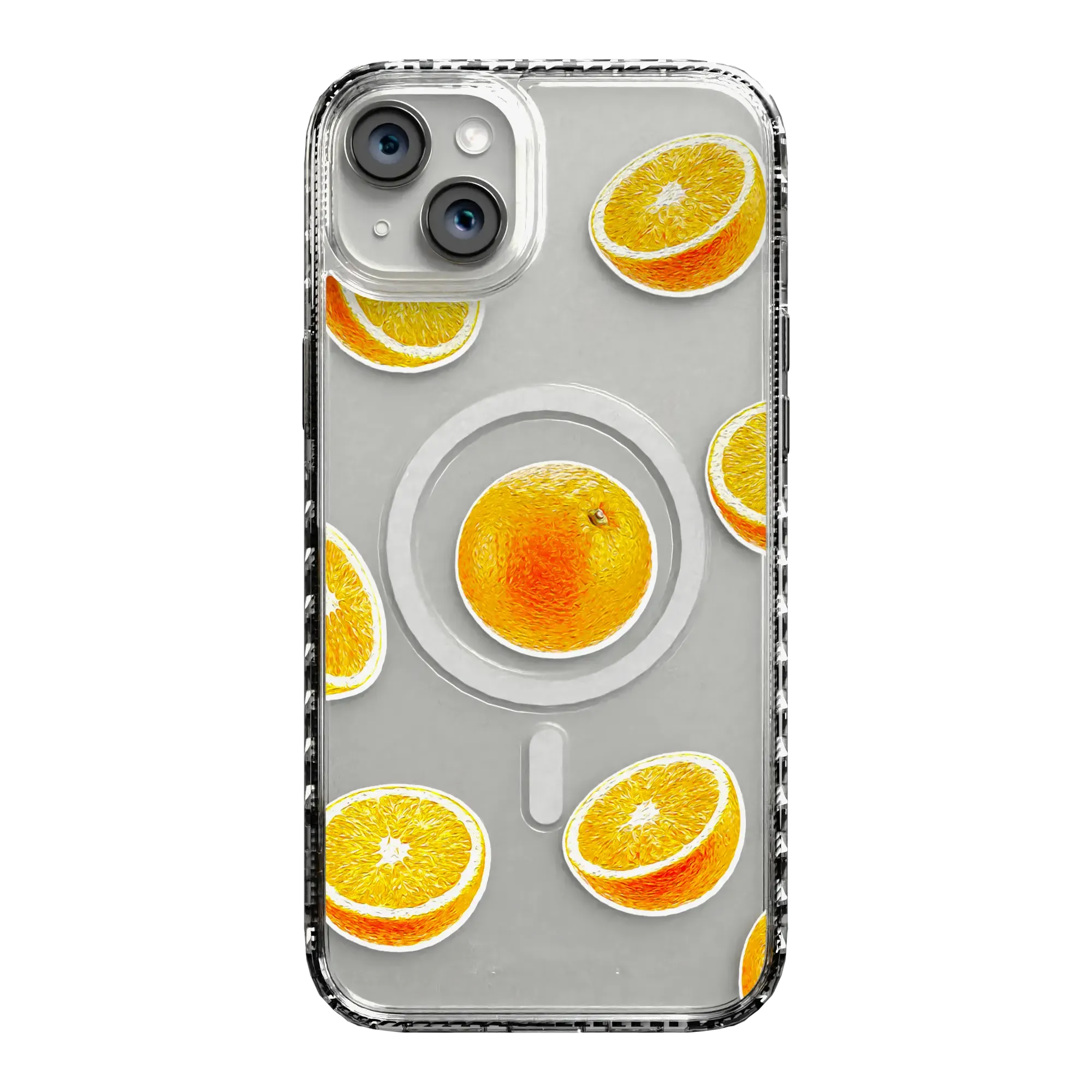 Orange Zest | Protective MagSafe Case | Fruits Collection for Apple iPhone 15 Series