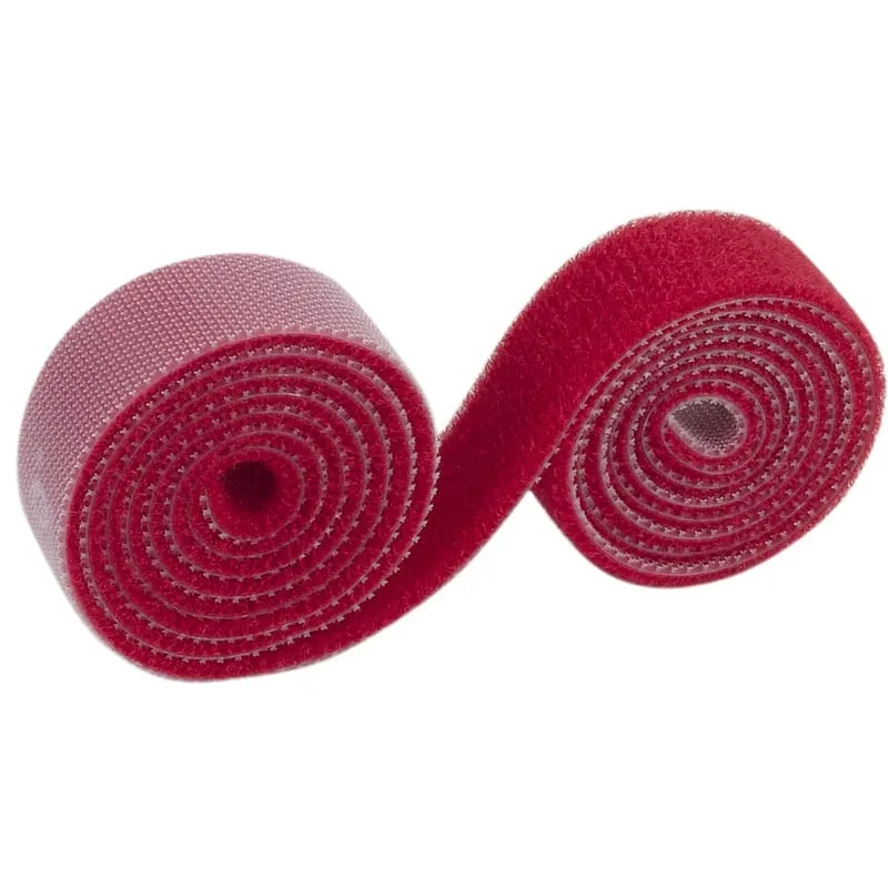 Orico 1M Hook And Loop Cable Management Tie - Red