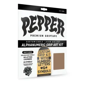 PEPPER ALPHANUMERIC CUSTOM GRIPTAPE KIT