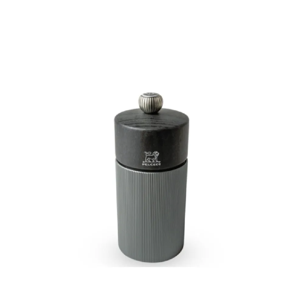 Peugeot Line Dark PEPPER MILL - Wood/Aluminium - 12 cm