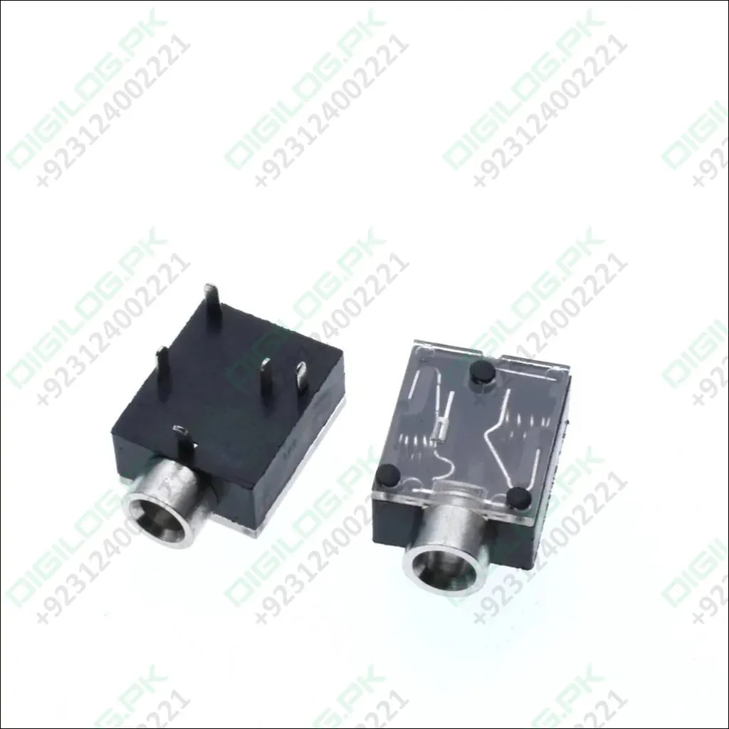 Pj-324 Pcb Mount Female Audio Connector Dip Stereo Headphone Jack