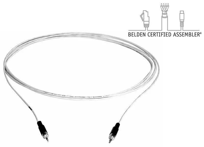 Plenum Audio Cable 3.5mm Stereo Mini To 3.5mm Stereo Mini 25FT