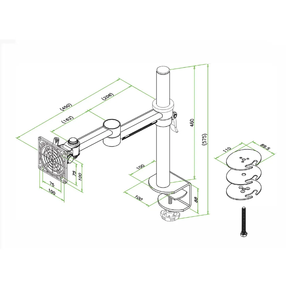 Pluto LCD Monitor Arm