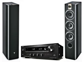 Premium klasės stereo komplektas - stiprintuvas ONKYO TX-8270, su kolonėlėm Focal Chorus 726