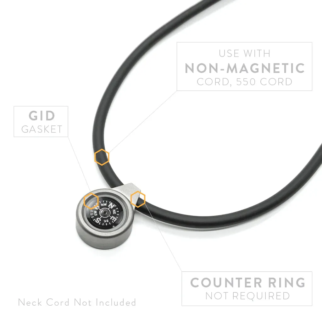 Prometheus Design Werx | Titanium Compass Pendant