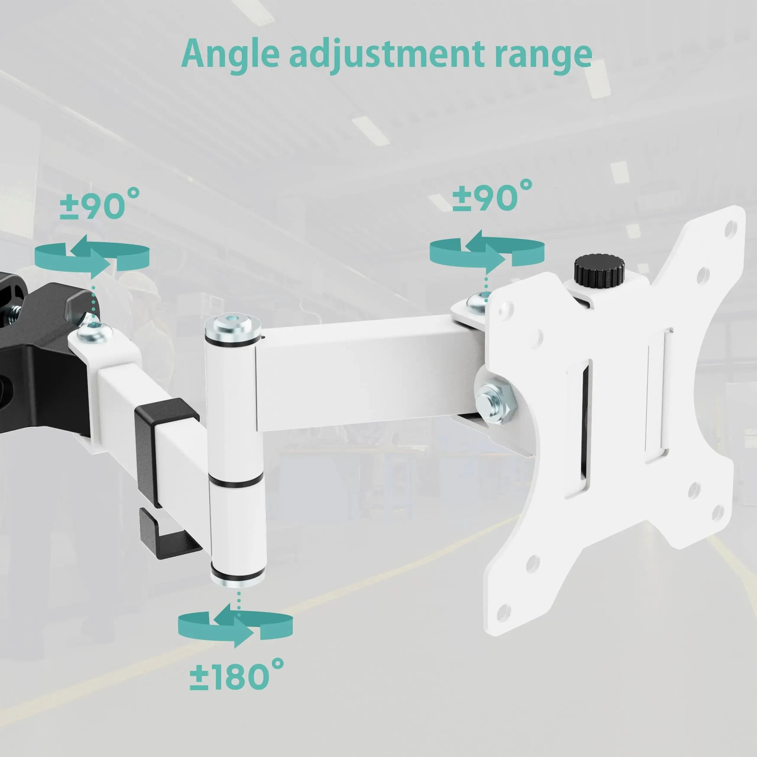 PUTORSEN Post mount for screens, simple VESA mounting for 17"-32" screens up to 8 kg