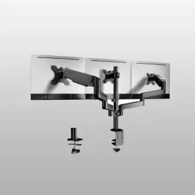 PUTORSEN Triple Monitor Arm for PC Monitors 17-27 inch Monitor/Screen Stand