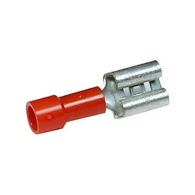 Quick Connect Female Crimp Connector - 22-18 AWG, 0.11" Tab, Pkg/25 (1749-14)