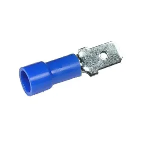 Quick Connect Male Crimp Connector - 16-14 AWG, 0.187" Tab, Pkg/100 (1852-CS)