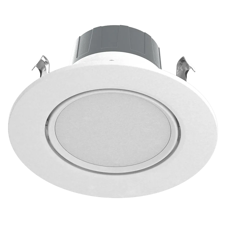 RAB 8W LED 4" Round Retrofit Downlight Adjustable Gimbal Selectable CCT