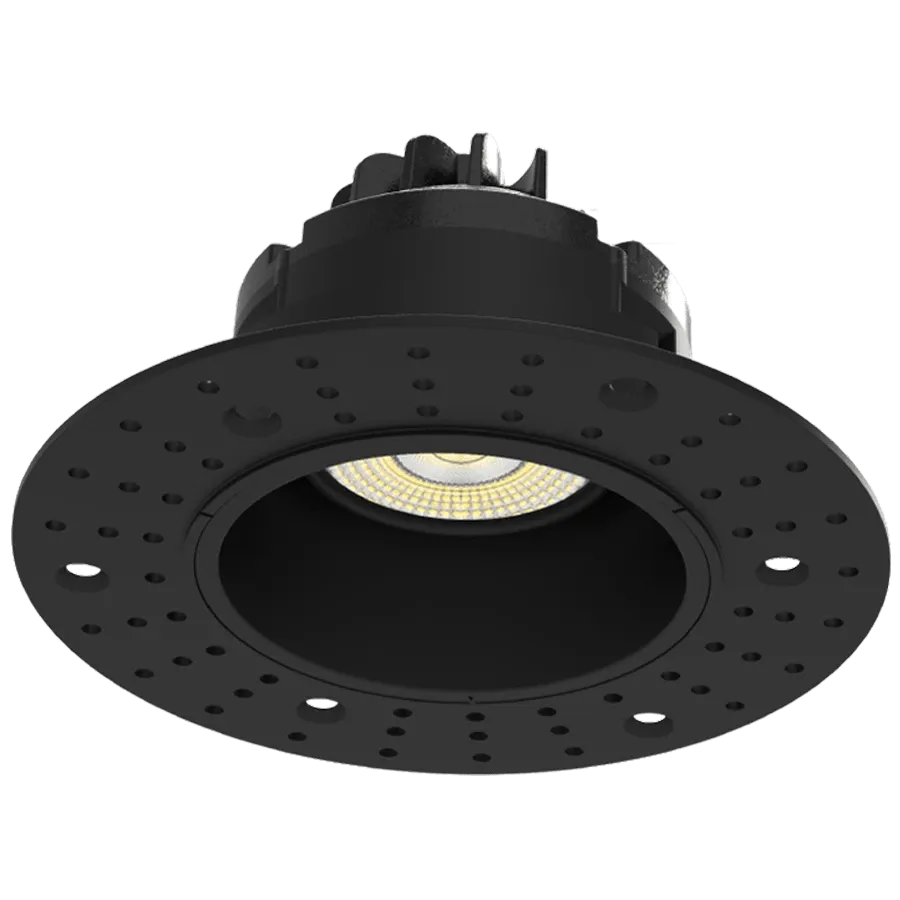 RAB GR3TL 9W LED 3" Trimless Gimbaled Downlight Selectable CCT