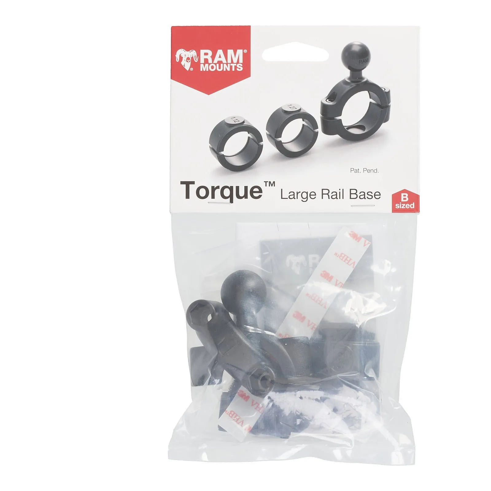 RAM TORQUE LARGE RAIL BASE (Retail Packaging)