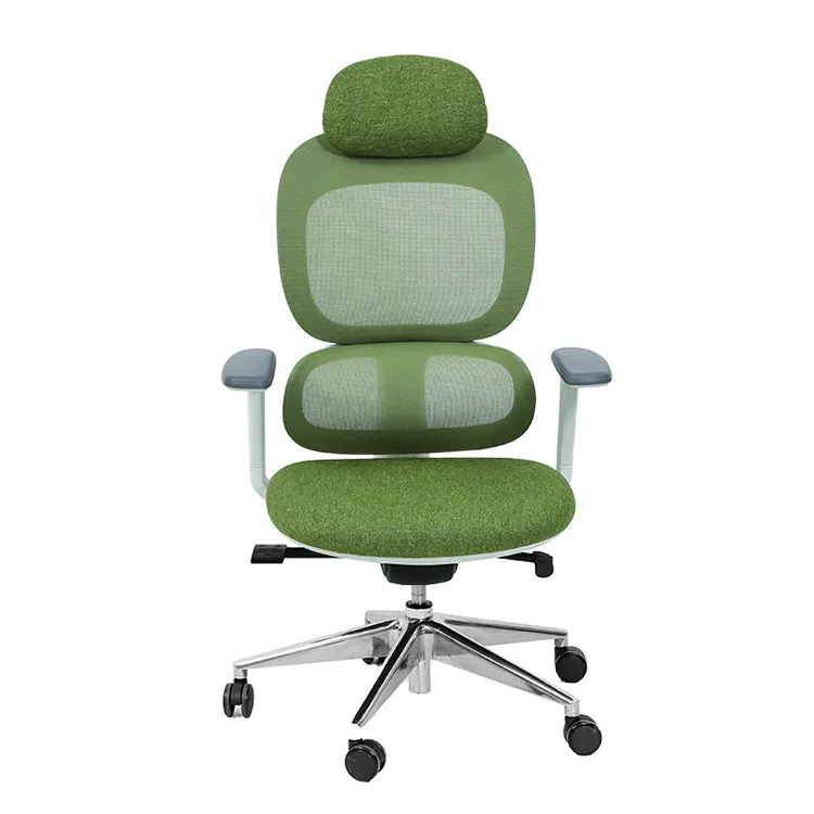 Reclining Office Chair Ergonomic Chair Staff Chair  with Headrest