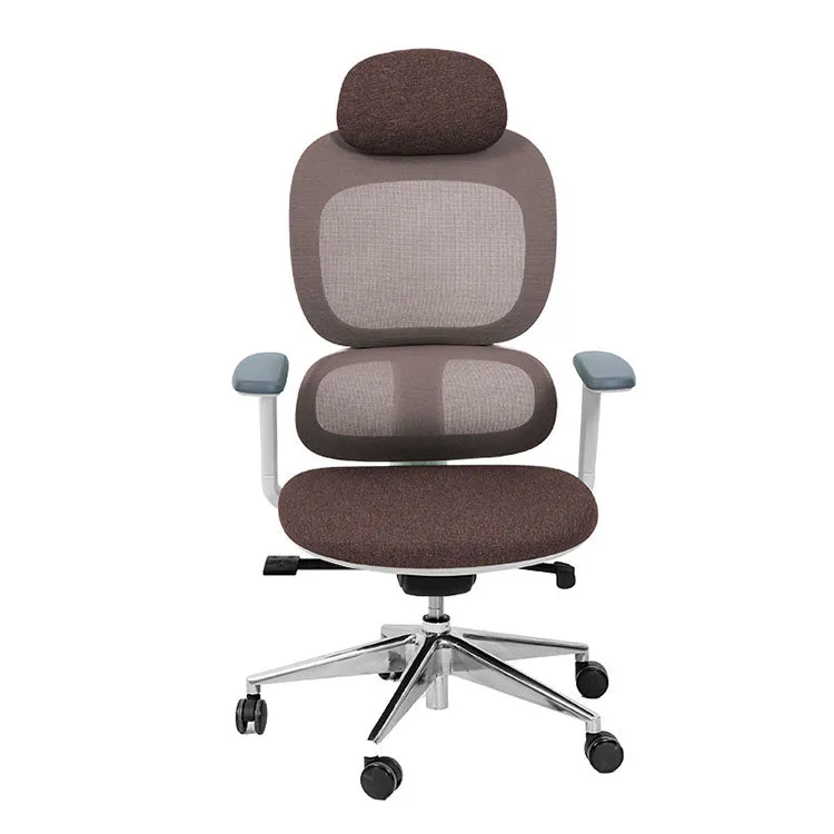 Reclining Office Chair Ergonomic Chair Staff Chair  with Headrest