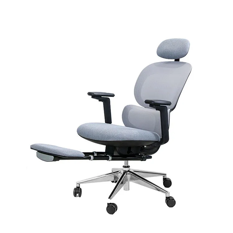 Reclining Office Chair Ergonomic Chair Staff Chair  with Headrest