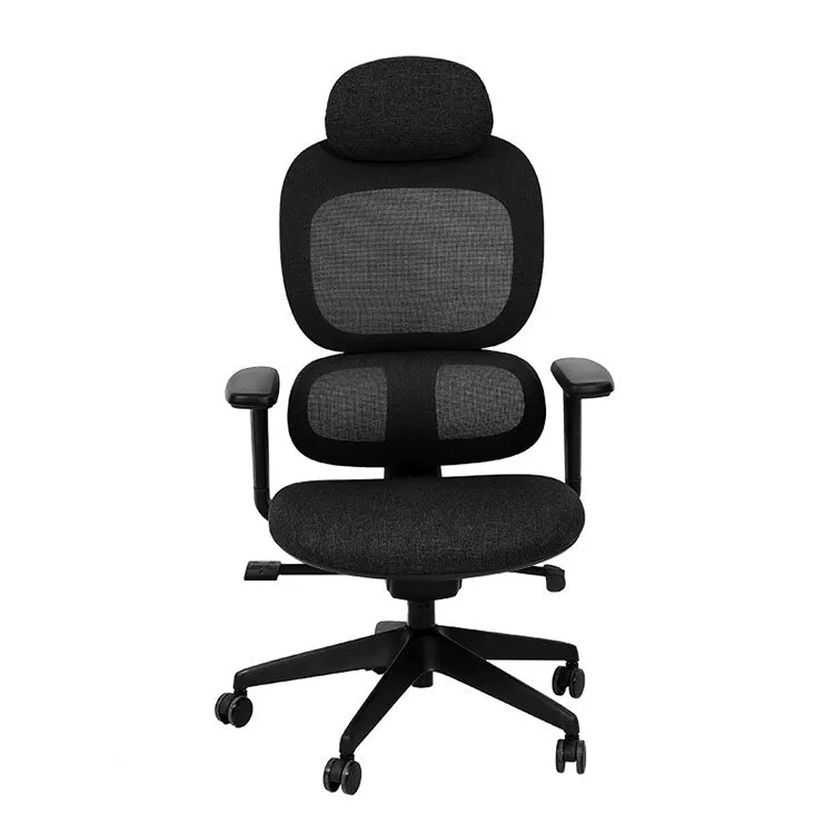 Reclining Office Chair Ergonomic Chair Staff Chair  with Headrest