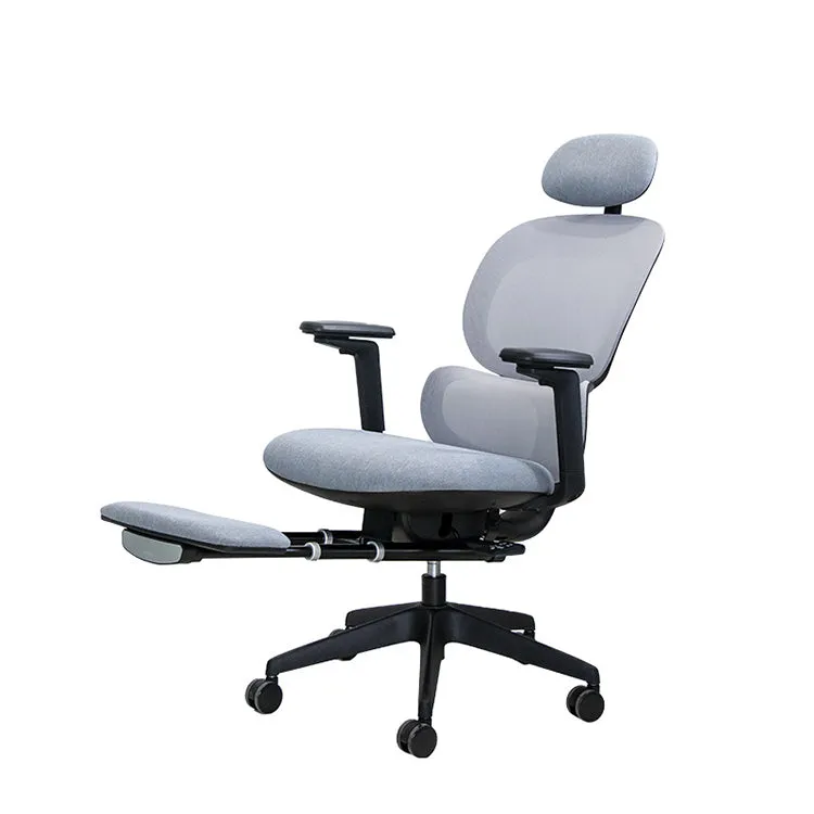 Reclining Office Chair Ergonomic Chair Staff Chair  with Headrest