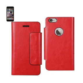 REIKO IPHONE 6 PLUS DUAL COLOR FLIP FOLIO WALLET C