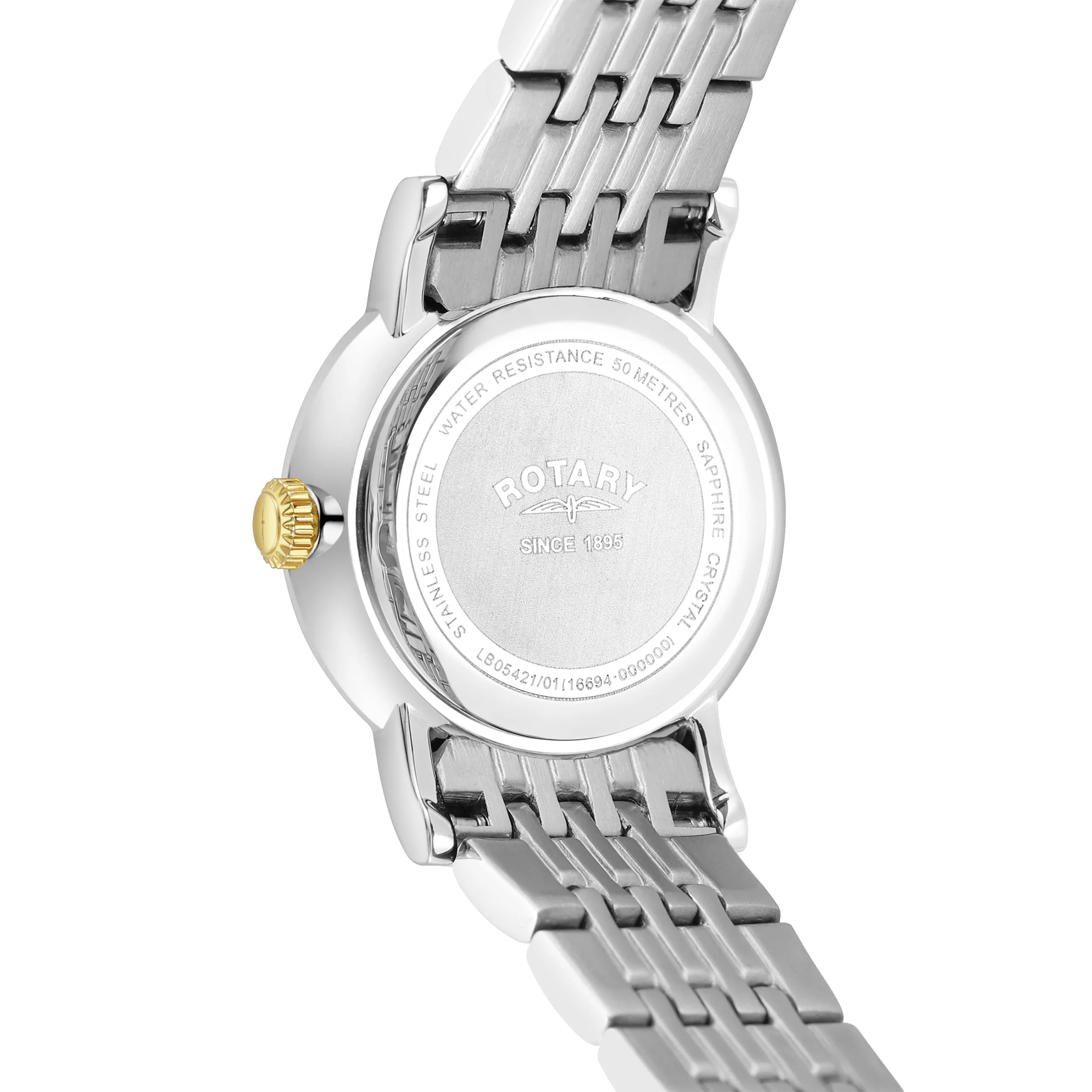 Rotary Windsor Ladies Silver Watch LB05421/01