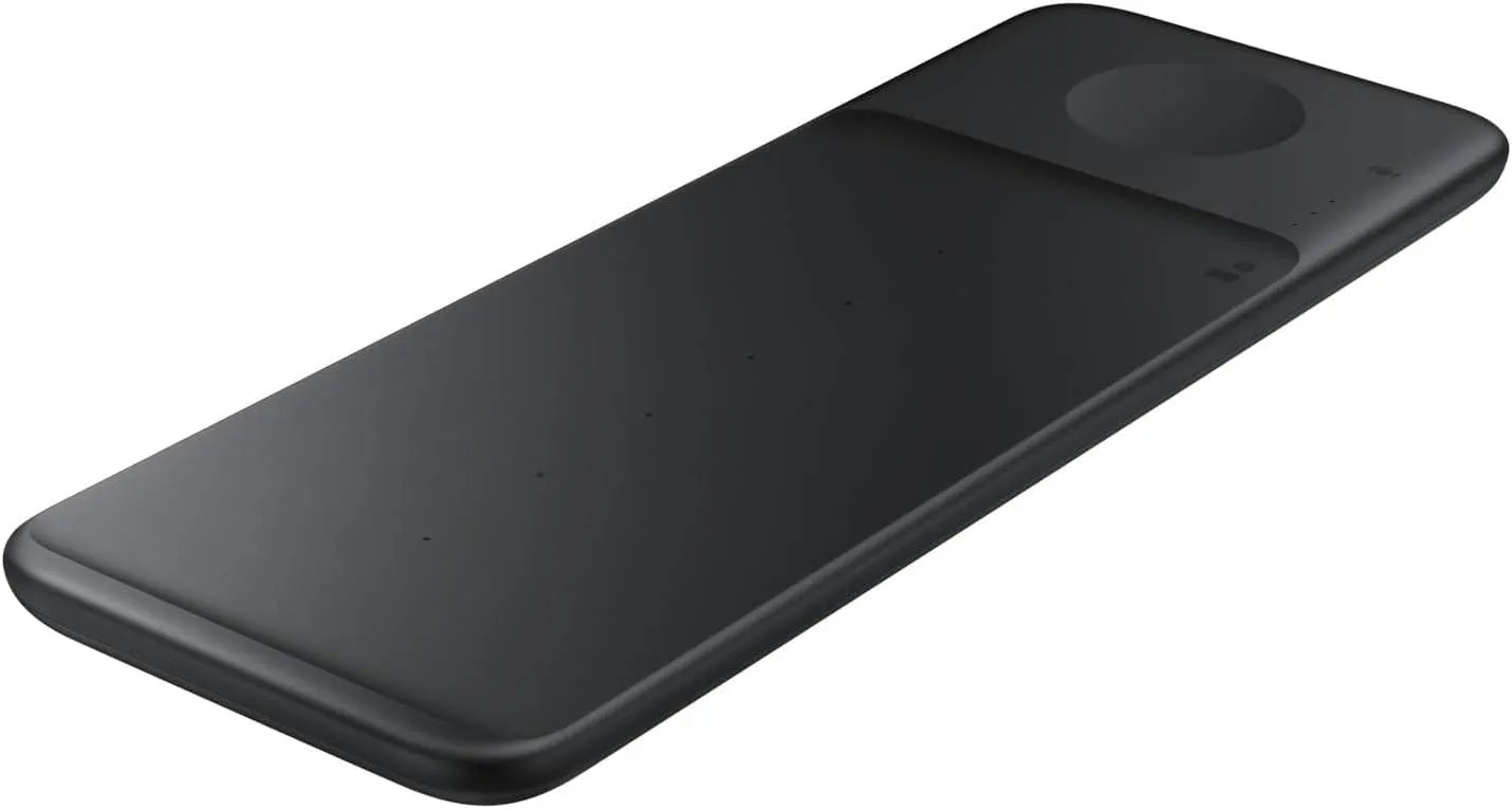 Samsung Black 9W Qi Wireless Charger Trio with 25W UK Plug - EP-P6300TBEGGB