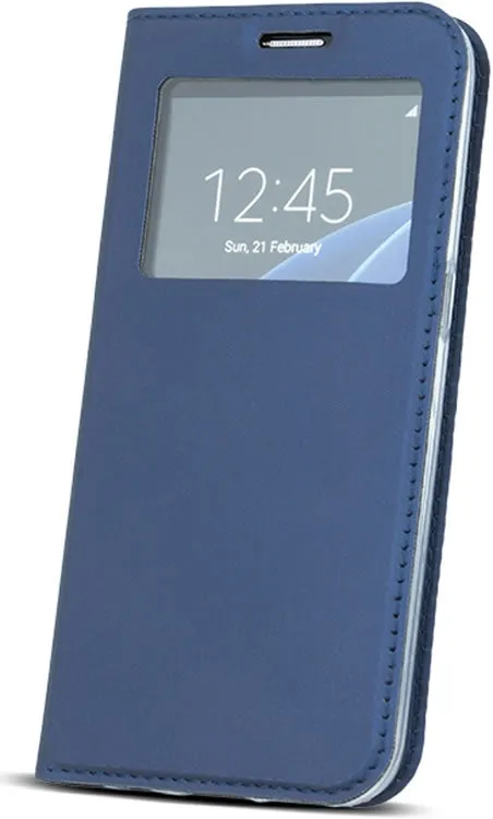 Samsung Galaxy S10e S-View Wallet Case - Blue