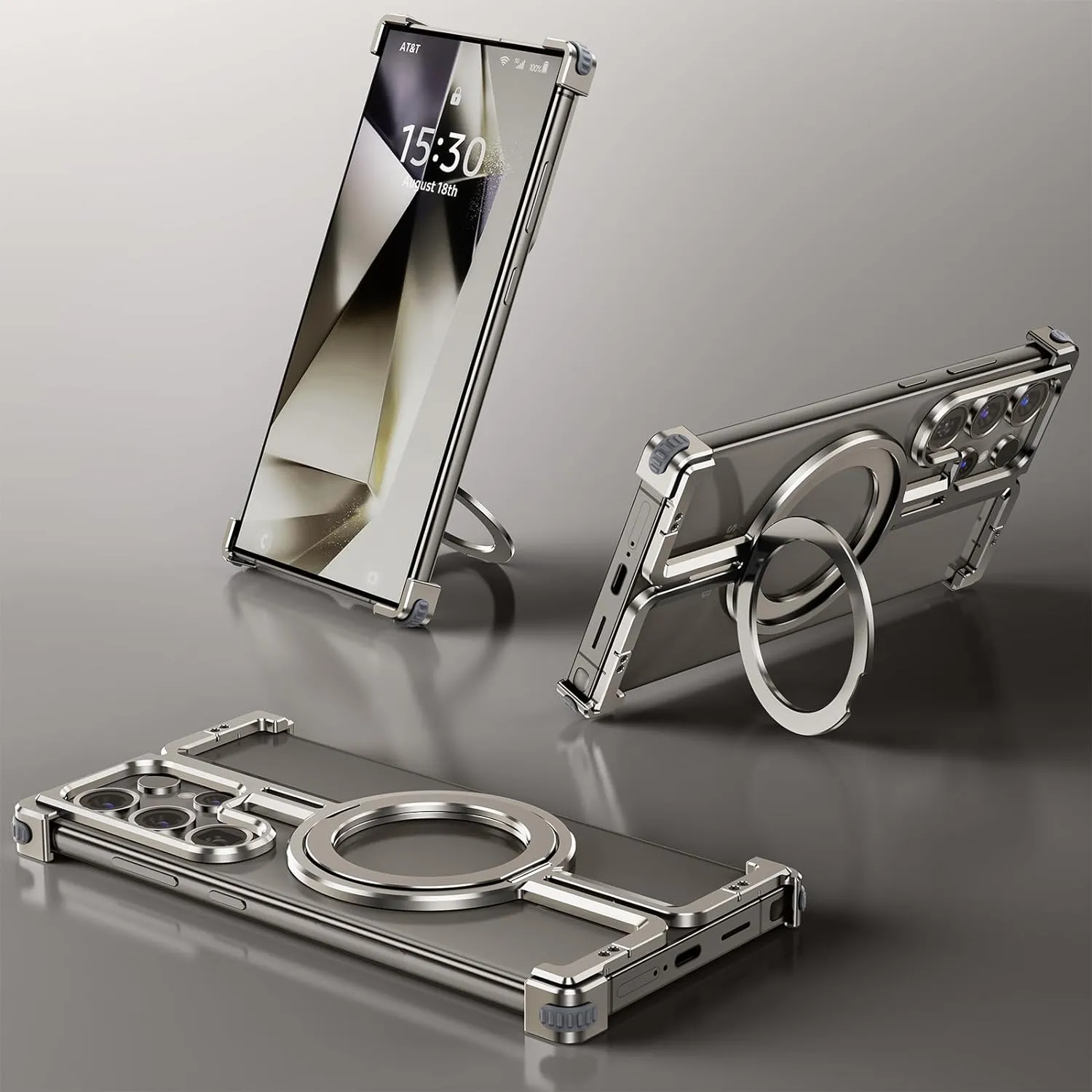 Samsung Galaxy S24 Ultra Case Metal Frameless Minimalist Case